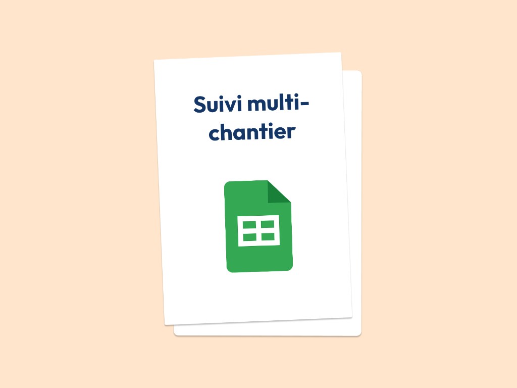 Tableau de suivi multi-chantiers