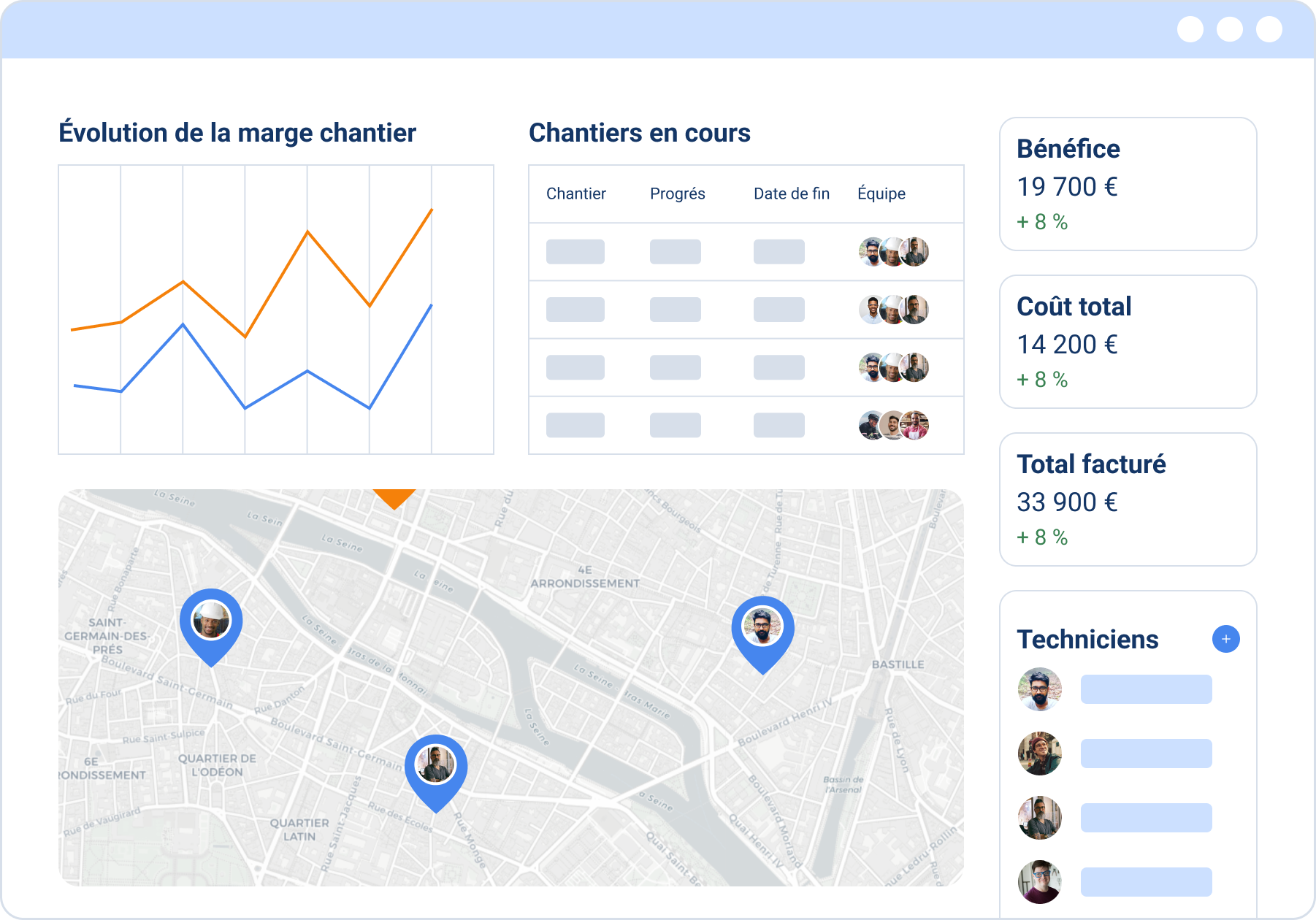 logiciel de gestion chantier