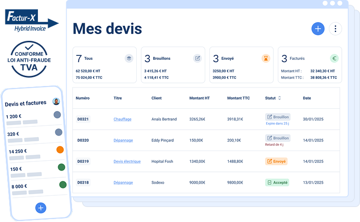 logiciel devis facture du batiment