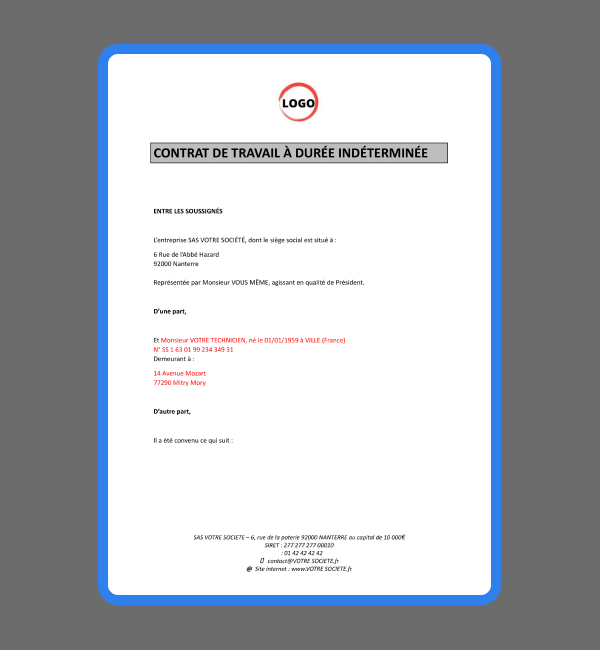 modele de contrat de maintenance