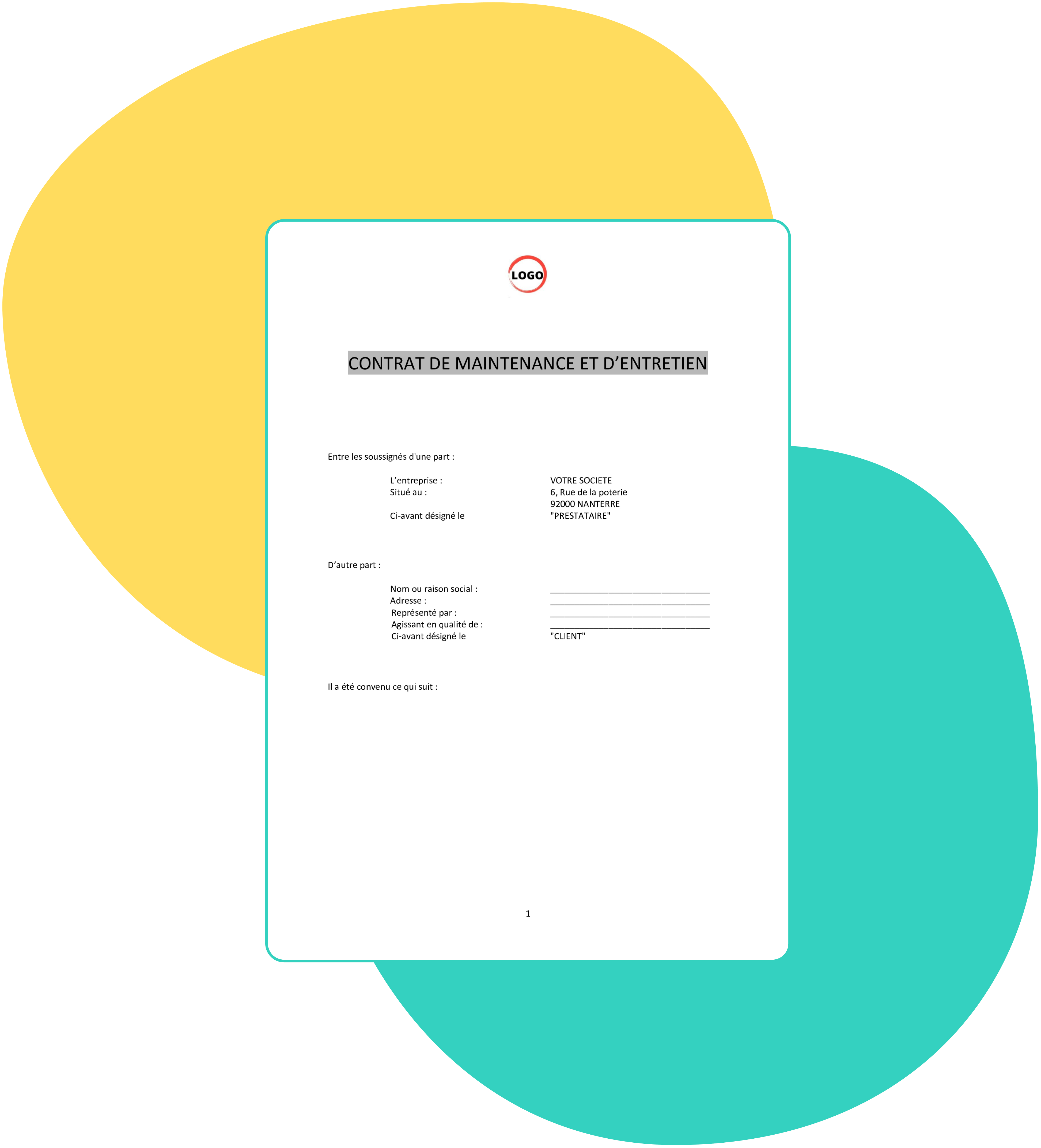 contrat de maintenance
